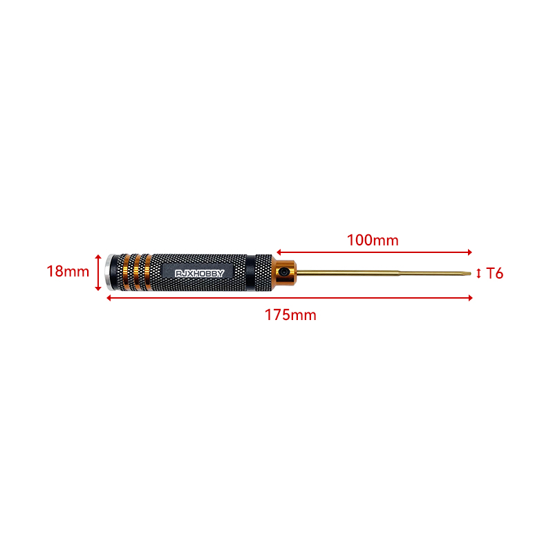 RJXHOBBY 1pcs T6 HSS Screwdriver Tools
