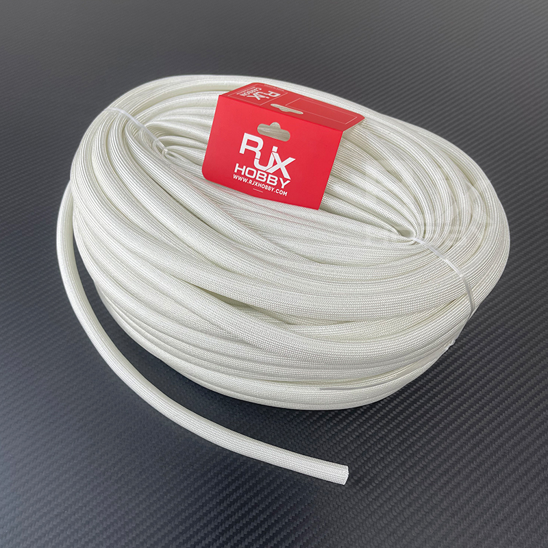 RJXHOBBY 50meters 10-20mm Heat Resistant Sleeving Cable Wire HIGH TEMP Fiberglass Insulating Sleeve
