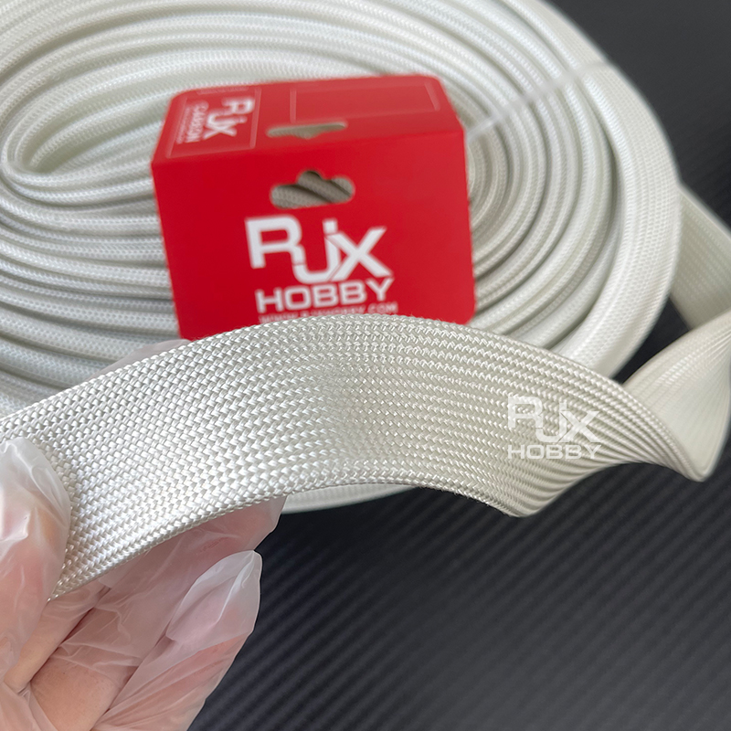 RJXHOBBY 50meters 10-20mm Heat Resistant Sleeving Cable Wire HIGH TEMP Fiberglass Insulating Sleeve