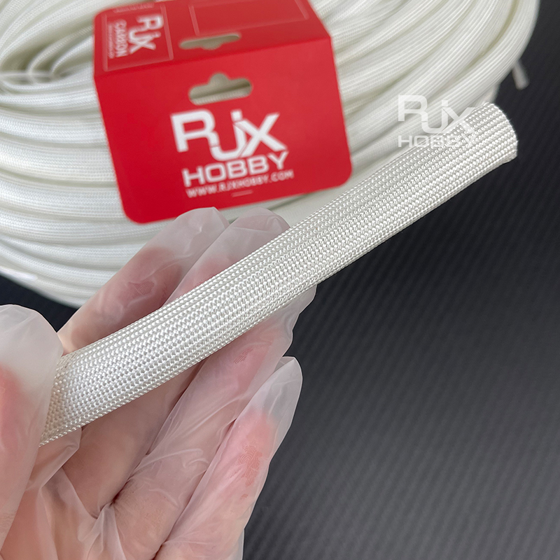 RJXHOBBY 50meters 10-20mm Heat Resistant Sleeving Cable Wire HIGH TEMP Fiberglass Insulating Sleeve