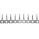 RJX Tin Plated Crimp Socket Connector 26-30AWG Wire Crimp Terminal