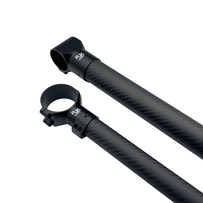 RJXHOBBY 1pcs Landing Gear Aluminum Alloy Tee Tripod 30 to 50mm / 40 to 40mm Carbon Fiber Tube Connector