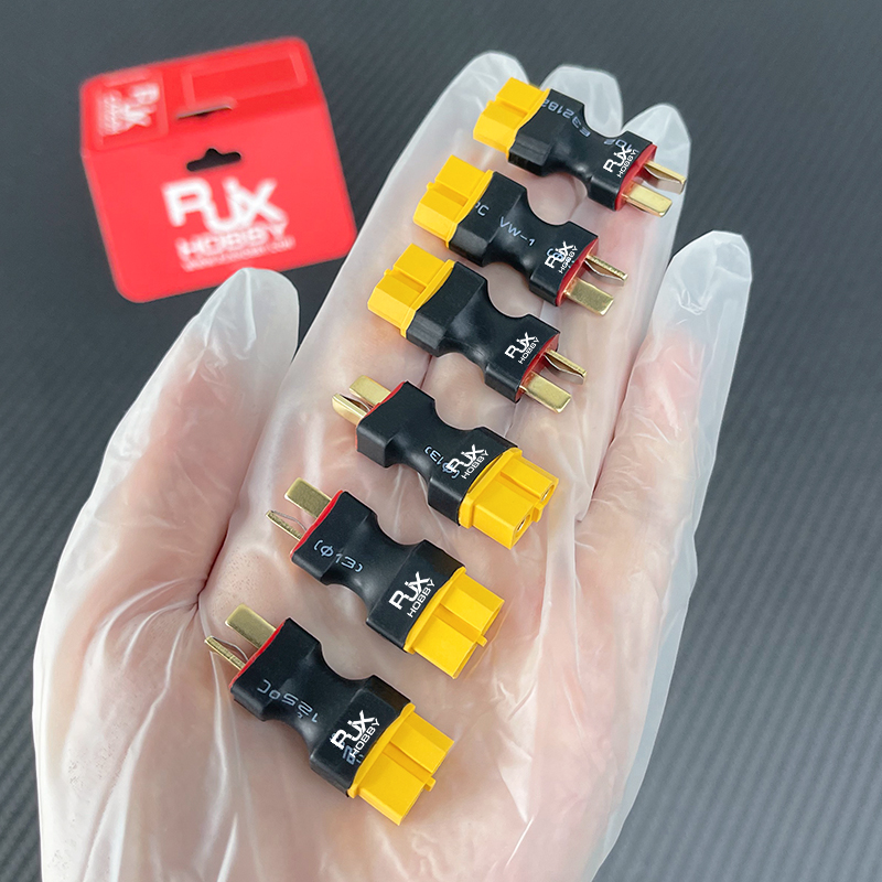 RJXHOBBY 5pcs  XT60 Female to Male T -Plug Connector Adapter 