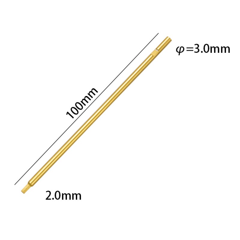 RJX Titanium Hex Driver Bits 1.5,2.0,2.5,3.0mm
