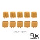 RJXHOBBY 5Pairs XT60U (Upgraded XT60 Smaller Size) Male Female Bullet Connectors Plugs For RC Lipo Battery