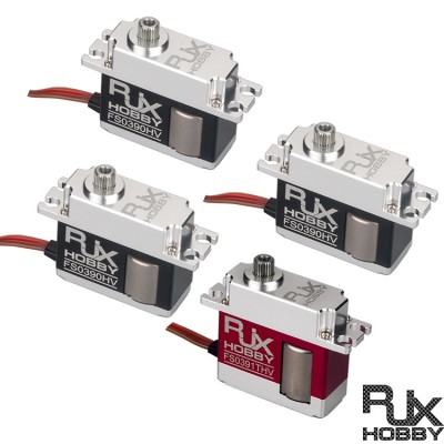 RJXFS0390HV Mini Servo(15Wx36LX31.5H) X3 PCS+FS0391THV RJX MiDi Tail servo(15Wx36LX35.5H) X 1PCS