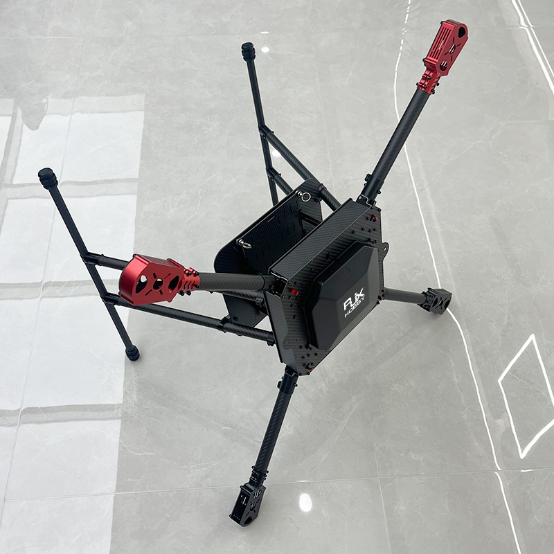 RJX900 4-Axis Carbon Fiber Umbrella Folding Quadcopter Frame with Motor Mounts