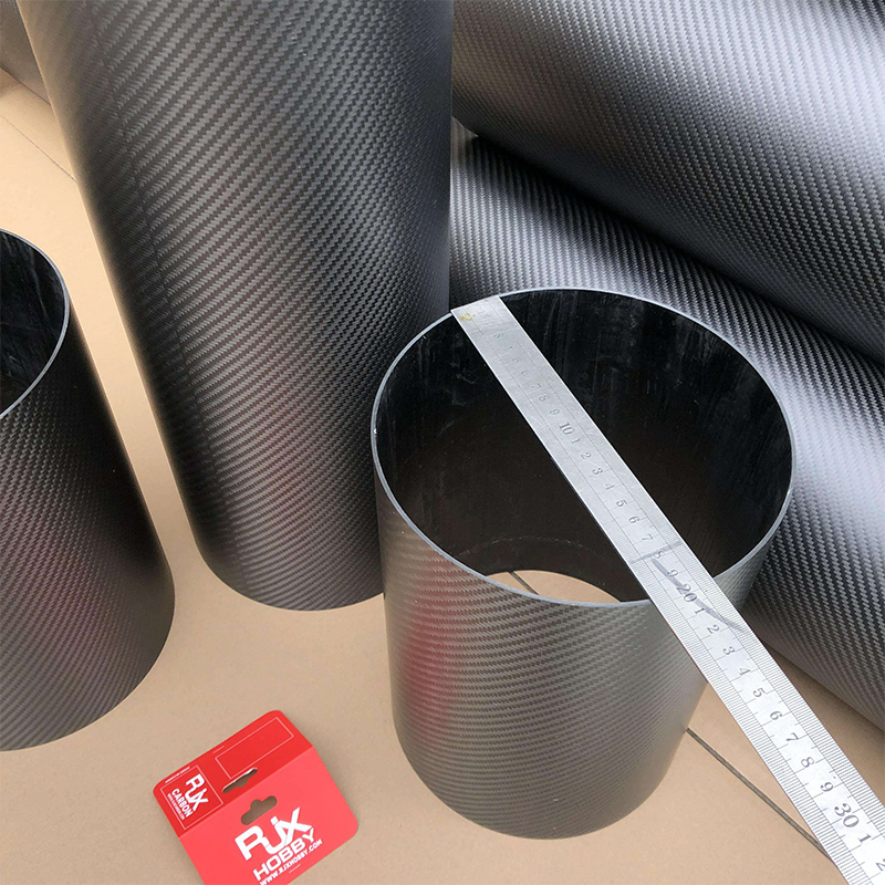RJXHOBBY 3K Carbon Fiber Round Tube 1000mm (OD:40-145mm)