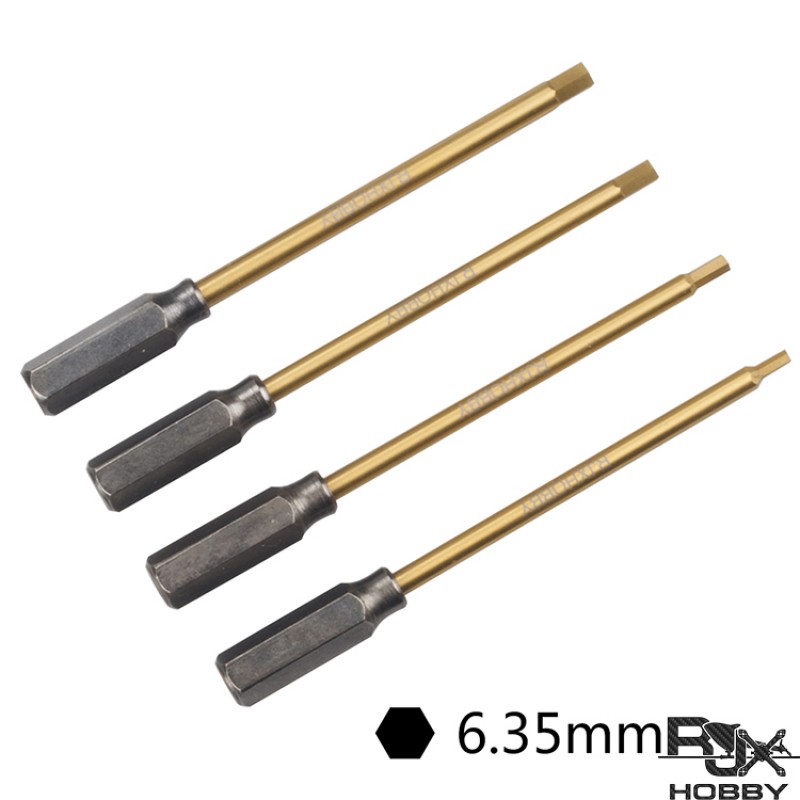 RJXHOBBY 6.35mm Hex Sets  1.5mm 2.0mm 2.5mm 3.0mm 