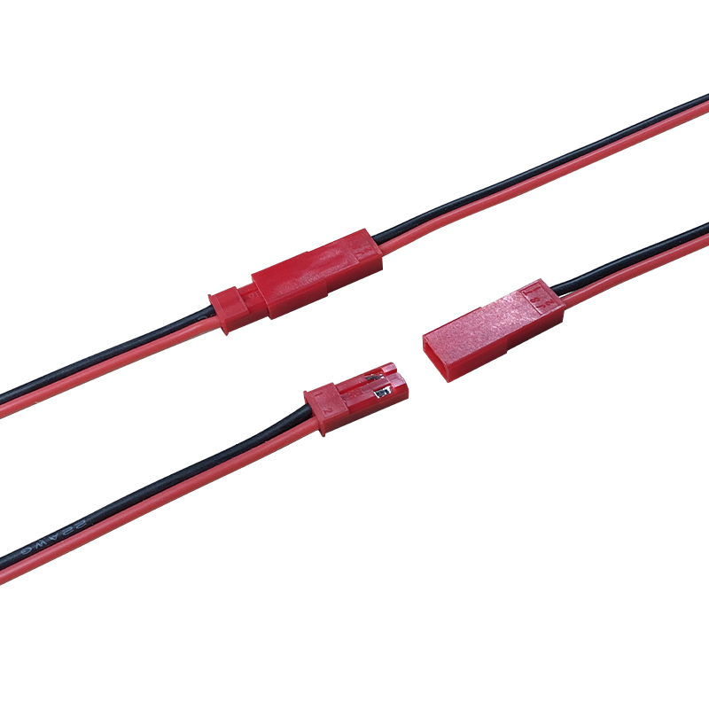 RJX 22 AWG  Silicone JST Plug Connector 2 Pin Male Female Plug Connector Cable Wire for LED Lamp Strip RC Toys Battery