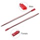 RJX 22 AWG  Silicone JST Plug Connector 2 Pin Male Female Plug Connector Cable Wire for LED Lamp Strip RC Toys Battery