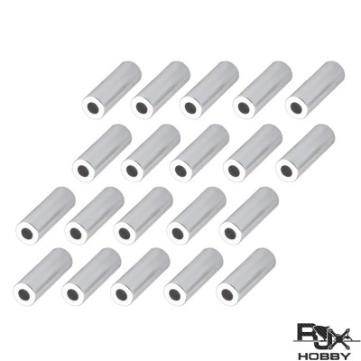 RJXHOBBY 20pcs Aluminum 3X18mm Round Spacer for M3 Screws