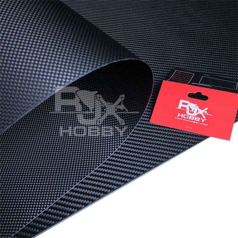 RJXHOBBY 1pcs 3K 100% Full Carbon Fiber Sheet 1000x1000x1.0-10mm(Twill matte)